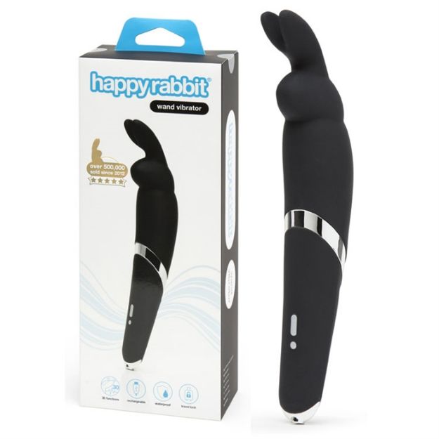 Picture of Happy Rabbit - Wand Vibrator Black